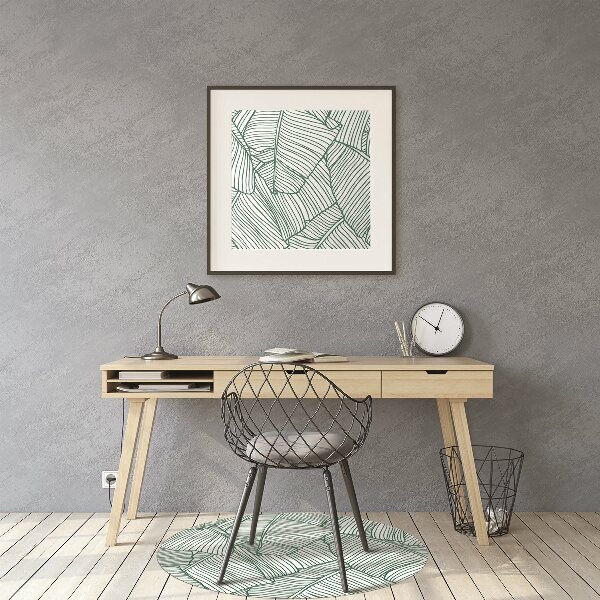 Tapis de chaise Feuilles d'eau