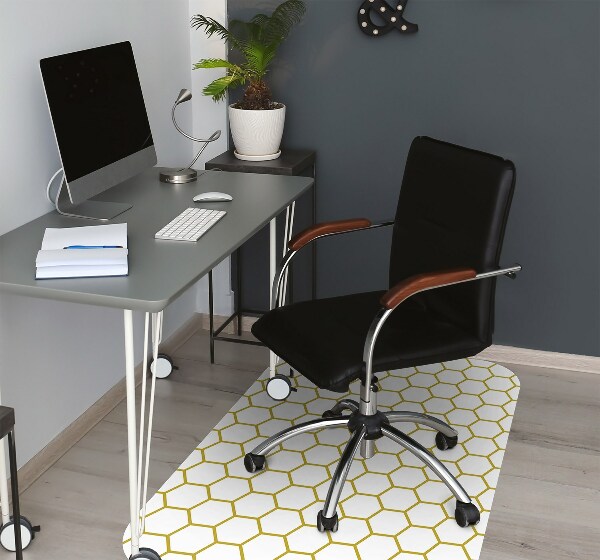 Tapis bureau Rayon de miel