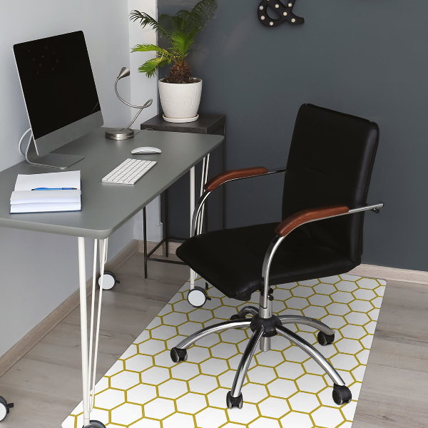 Tapis bureau Rayon de miel