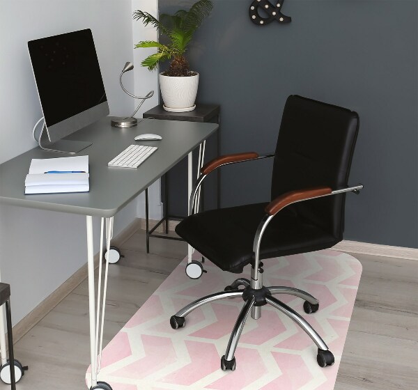 Tapis pour chaise de bureau Vecteurs roses