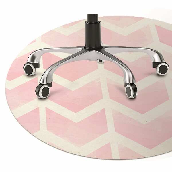 Tapis pour chaise de bureau Vecteurs roses