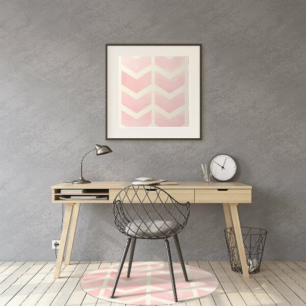 Tapis pour chaise de bureau Vecteurs roses