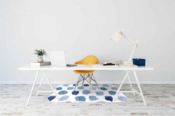 Tapis de chaise Points d'encre