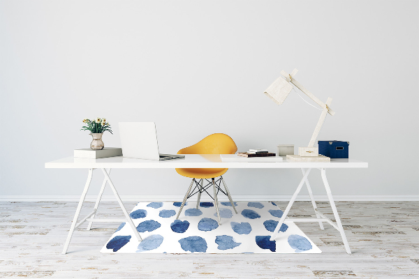 Tapis de chaise Points d'encre