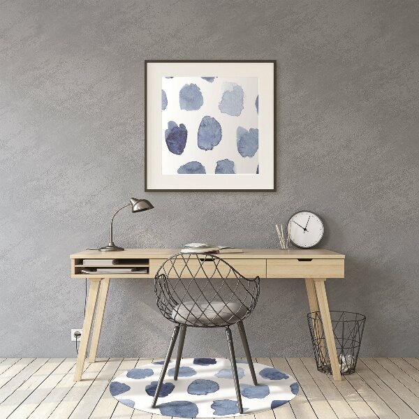 Tapis de chaise Points d'encre