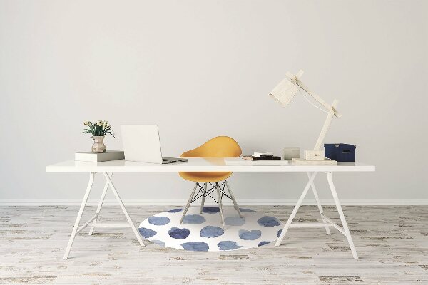 Tapis de chaise Points d'encre