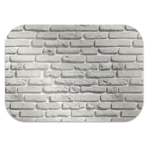 Tapis protège sol Mur de marbre