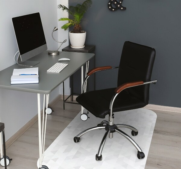 Tapis fauteuil bureau do biura Triangles légers