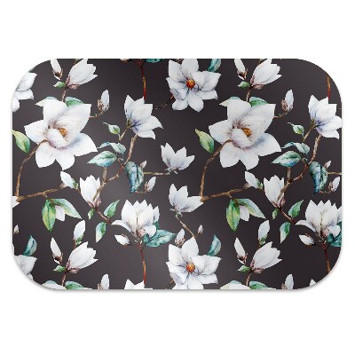 Tapis de chaise de bureau Fleurs peintes