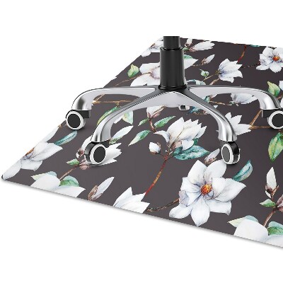 Tapis de chaise de bureau Fleurs peintes