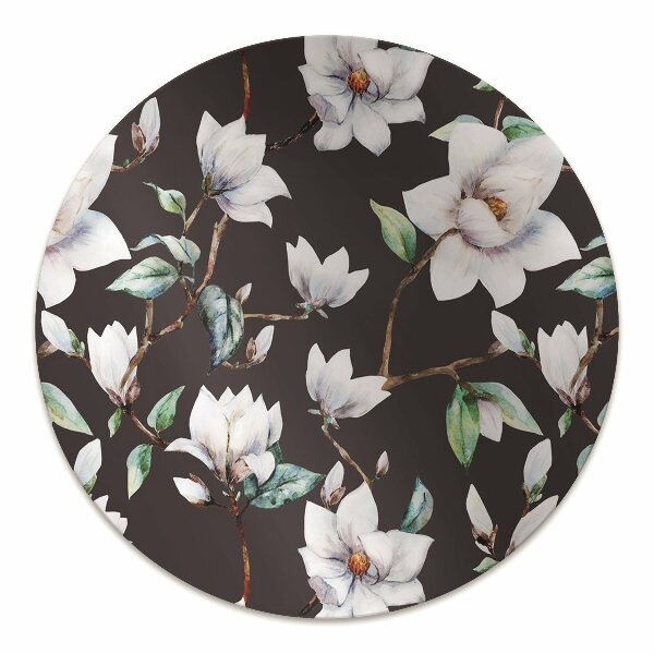 Tapis de chaise de bureau Fleurs peintes