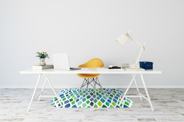Tapis pour chaise de bureau Modèles colorés