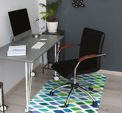 Tapis pour chaise de bureau Modèles colorés