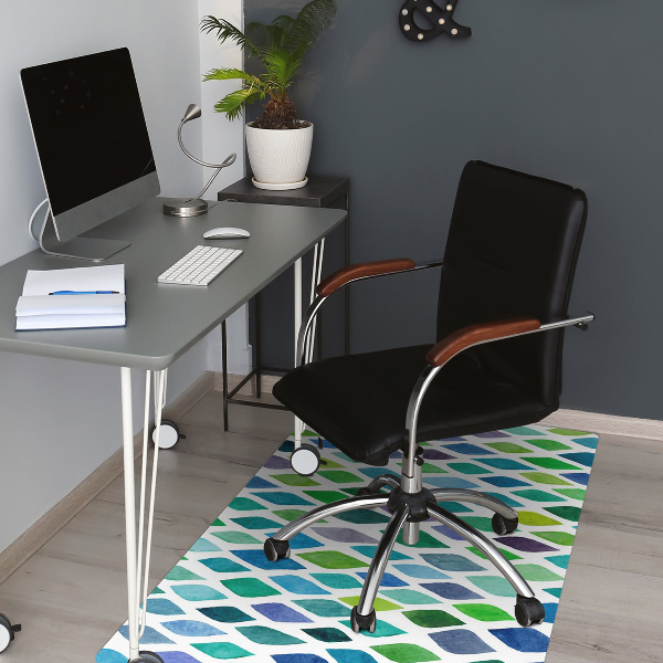 Tapis pour chaise de bureau Modèles colorés