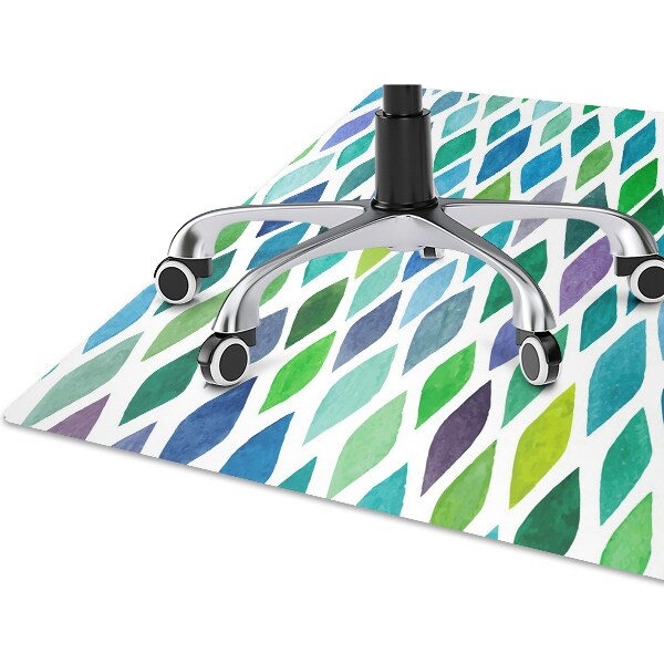 Tapis pour chaise de bureau Modèles colorés
