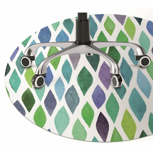 Tapis pour chaise de bureau Modèles colorés