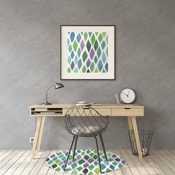 Tapis pour chaise de bureau Modèles colorés