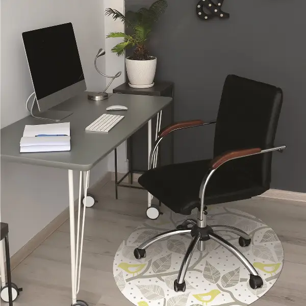 Tapis de chaise de bureau Des oiseaux