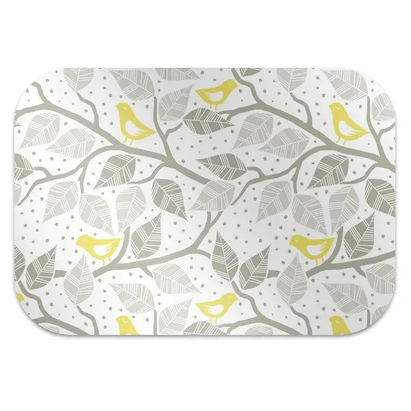 Tapis de chaise de bureau Des oiseaux
