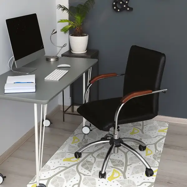 Tapis de chaise de bureau Des oiseaux