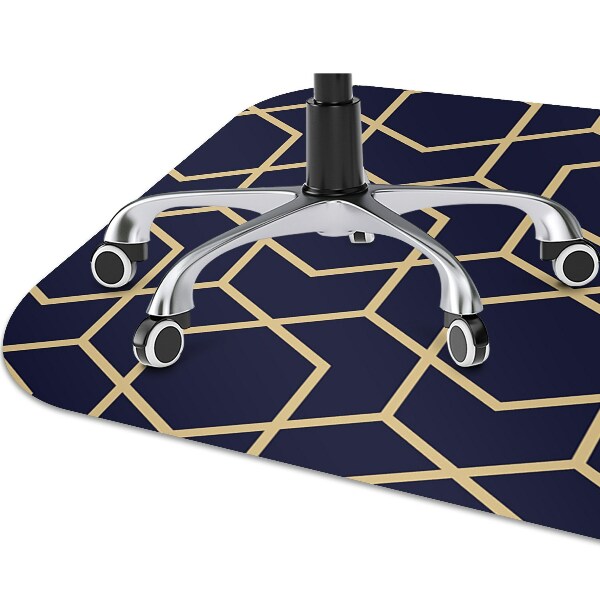 Tapis pour chaise de bureau Modèle d'or