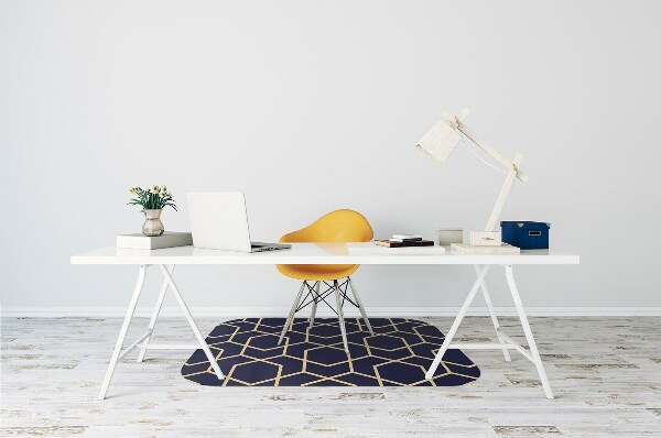 Tapis pour chaise de bureau Modèle d'or