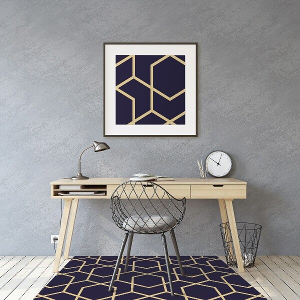 Tapis pour chaise de bureau Modèle d'or