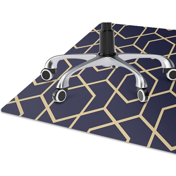 Tapis pour chaise de bureau Modèle d'or