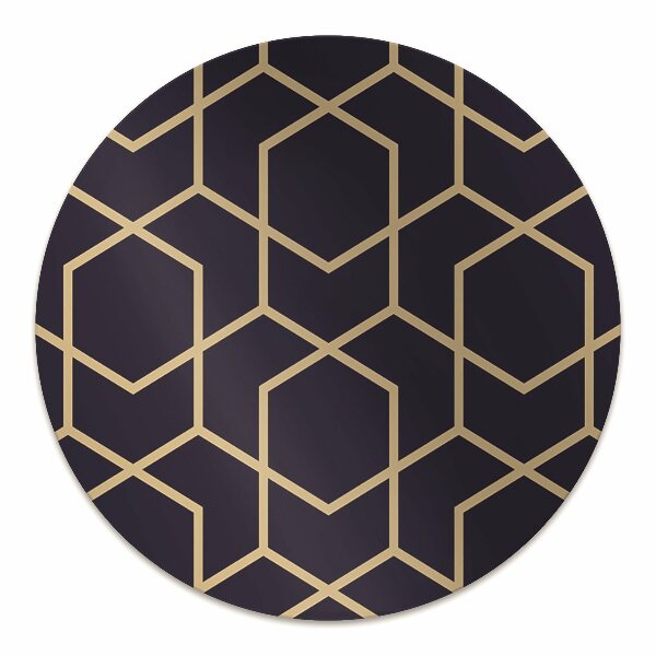 Tapis pour chaise de bureau Modèle d'or