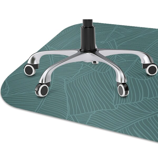 Tapis pour chaise de bureau Feuille d'eau