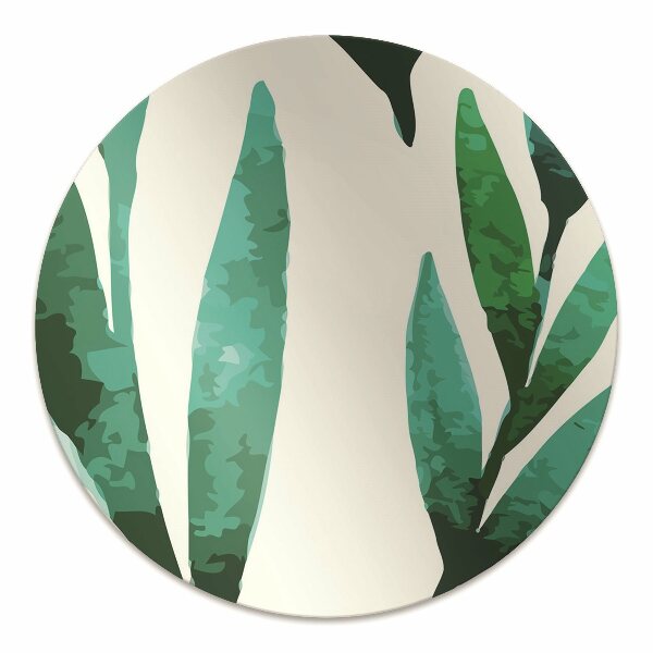 Tapis de chaise de bureau Feuille