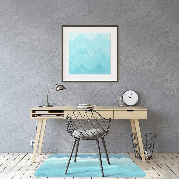 Tapis bureau Modèle zigzag