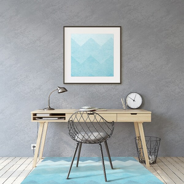 Tapis bureau Modèle zigzag