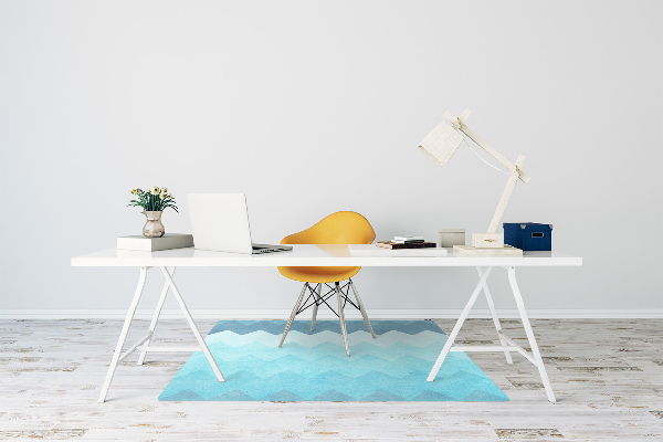 Tapis bureau Modèle zigzag