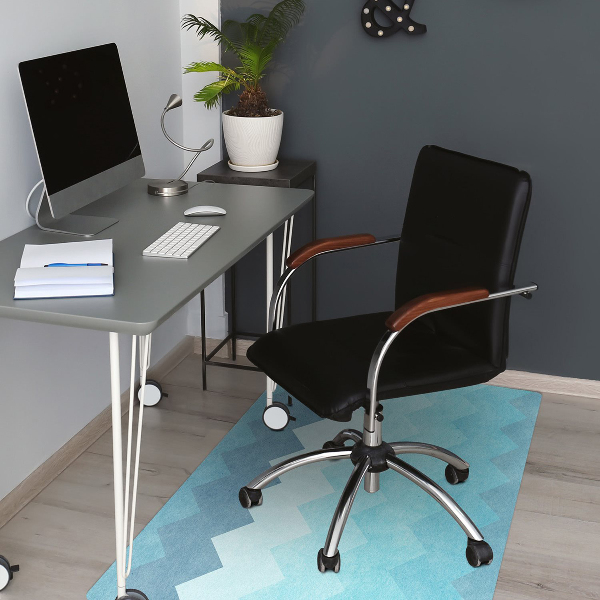 Tapis bureau Modèle zigzag
