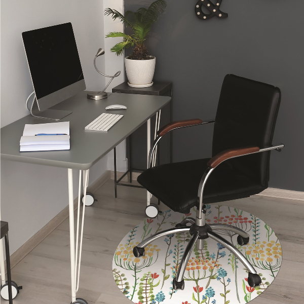 Tapis bureau Prairie colorée