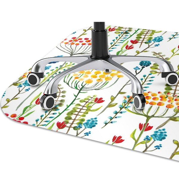 Tapis bureau Prairie colorée