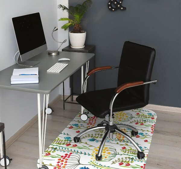 Tapis bureau Prairie colorée