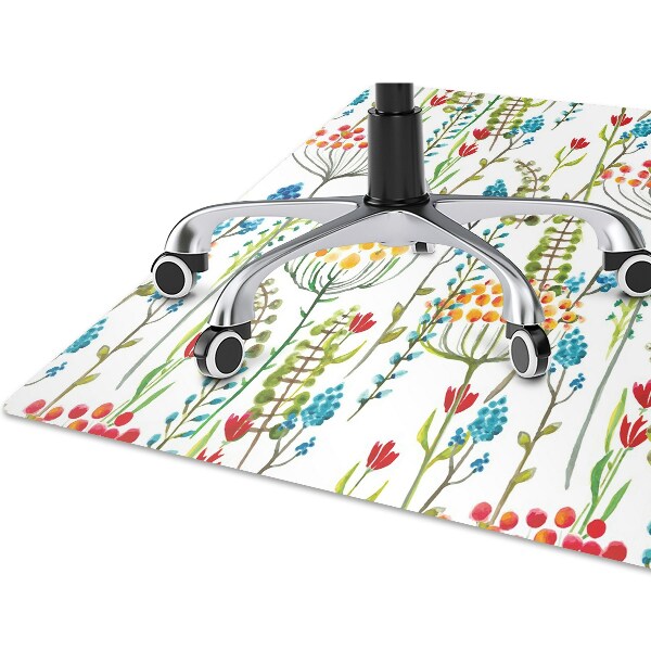 Tapis bureau Prairie colorée