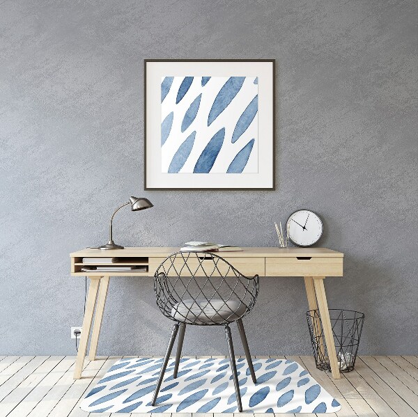 Tapis de chaise de bureau Taches d'encre