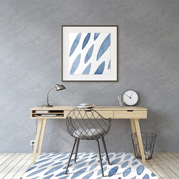 Tapis de chaise de bureau Taches d'encre