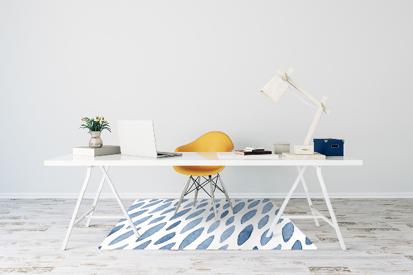 Tapis de chaise de bureau Taches d'encre