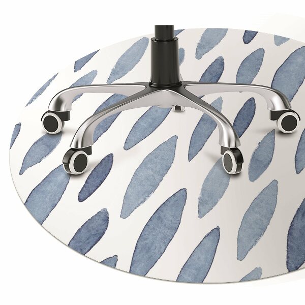 Tapis de chaise de bureau Taches d'encre