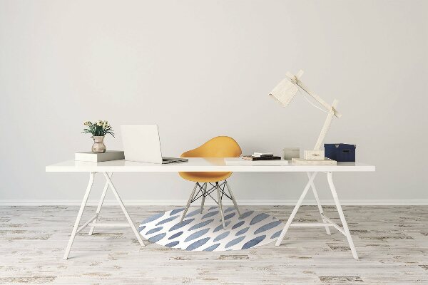 Tapis de chaise de bureau Taches d'encre