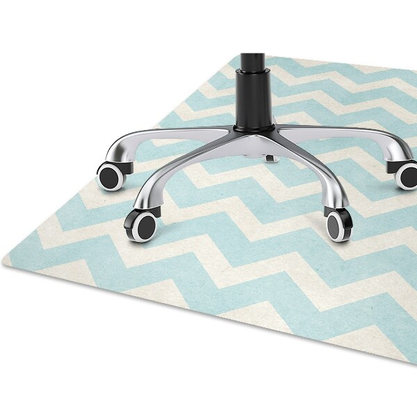 Tapis de chaise de bureau Zigzag