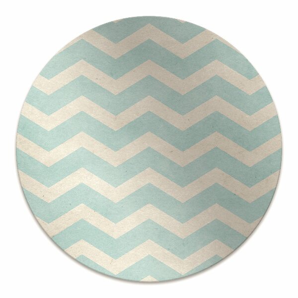 Tapis de chaise de bureau Zigzag
