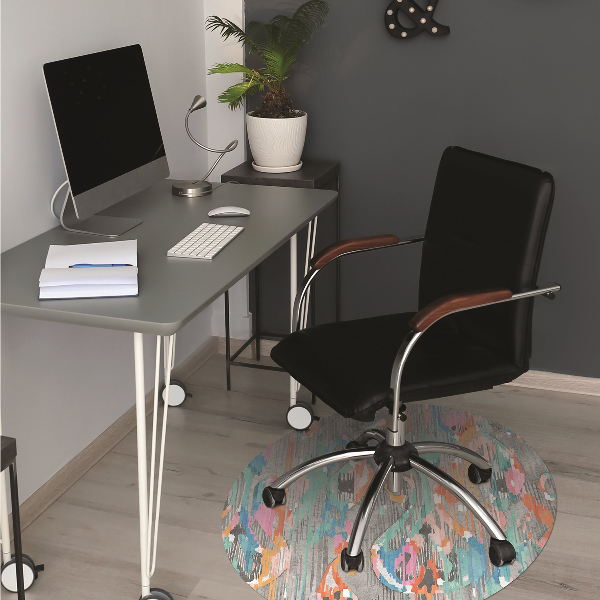 Tapis de chaise de bureau Graffiti