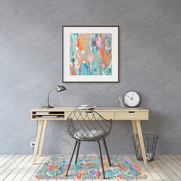Tapis de chaise de bureau Graffiti