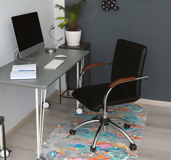 Tapis de chaise de bureau Graffiti