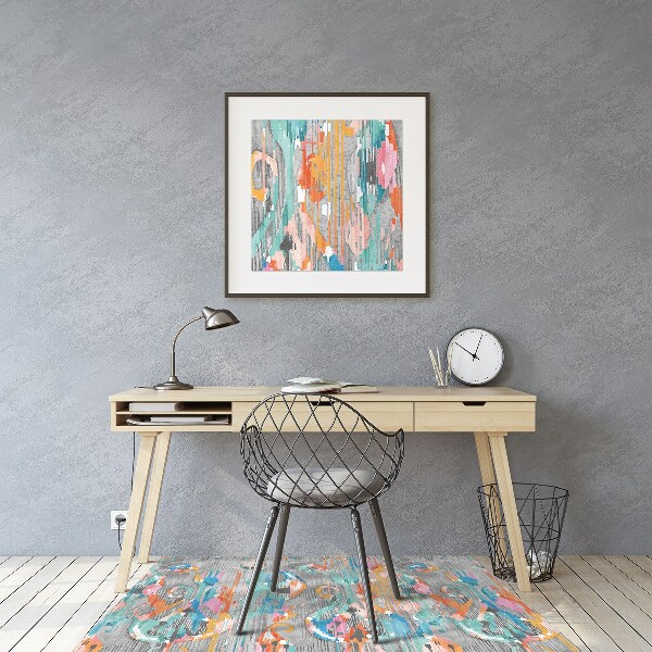 Tapis de chaise de bureau Graffiti